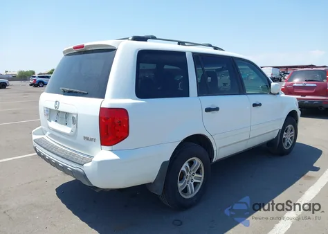 2005 Honda Pilot Ex-L from USA, damaged, VIN 5FNYF18505B034519